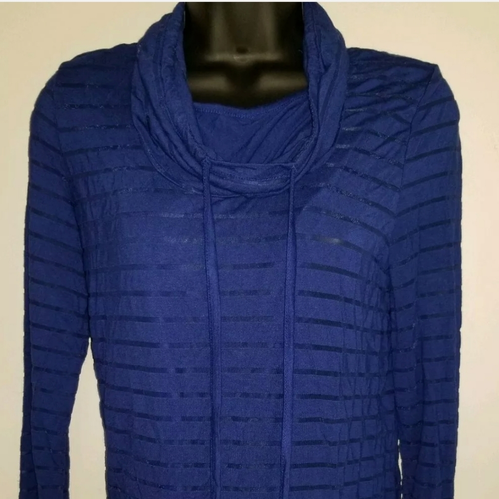 Chelsea and Theodore Sz M Deep Water Blue Striped,